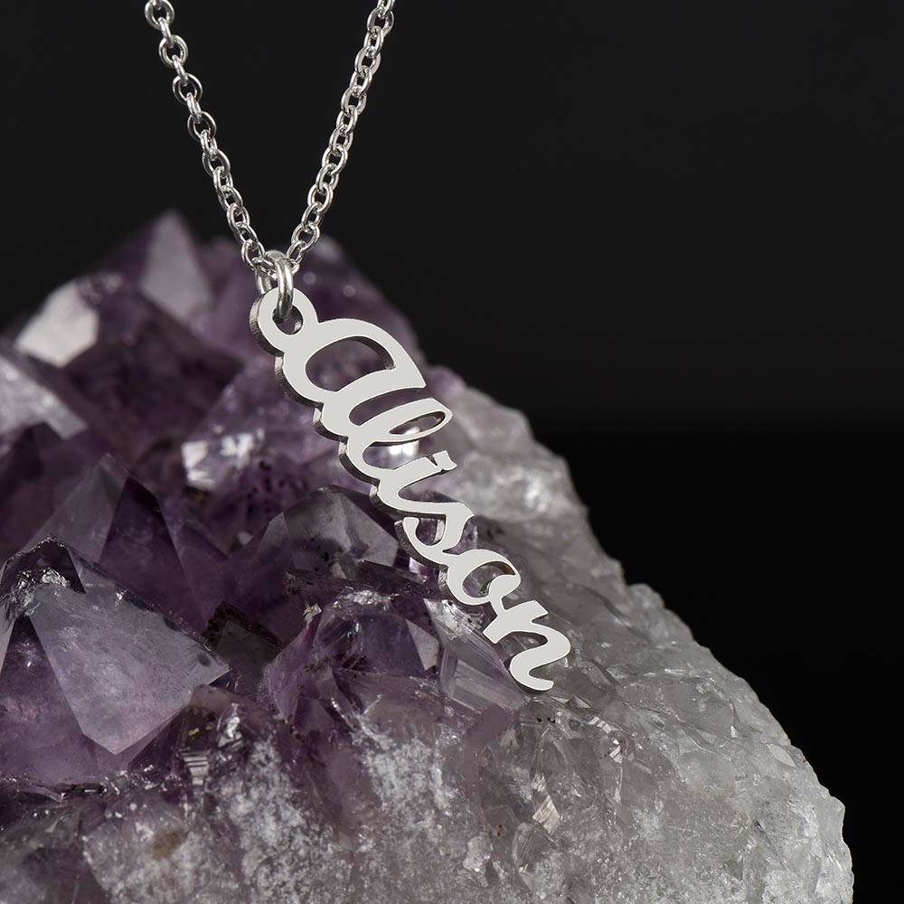 Personalized Vertical Name Necklace To The Best In Class