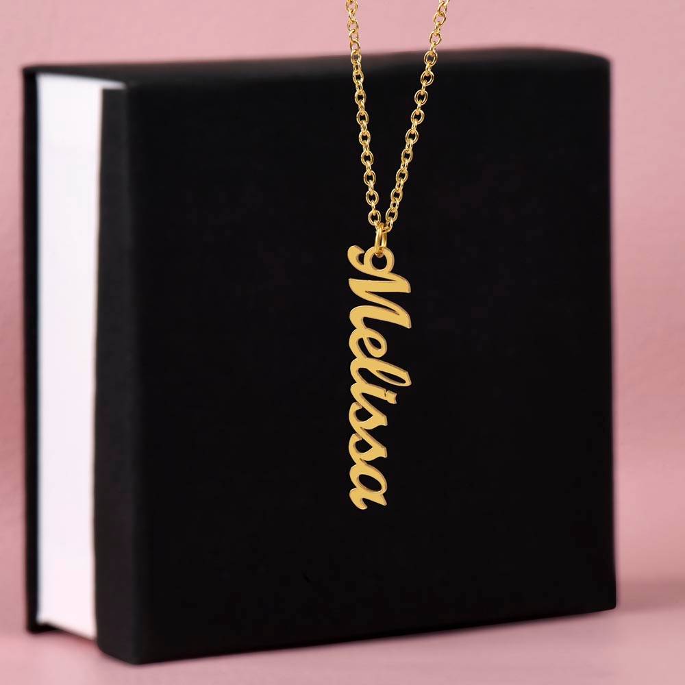 Big Sister - Personalized Vertical Name Necklace