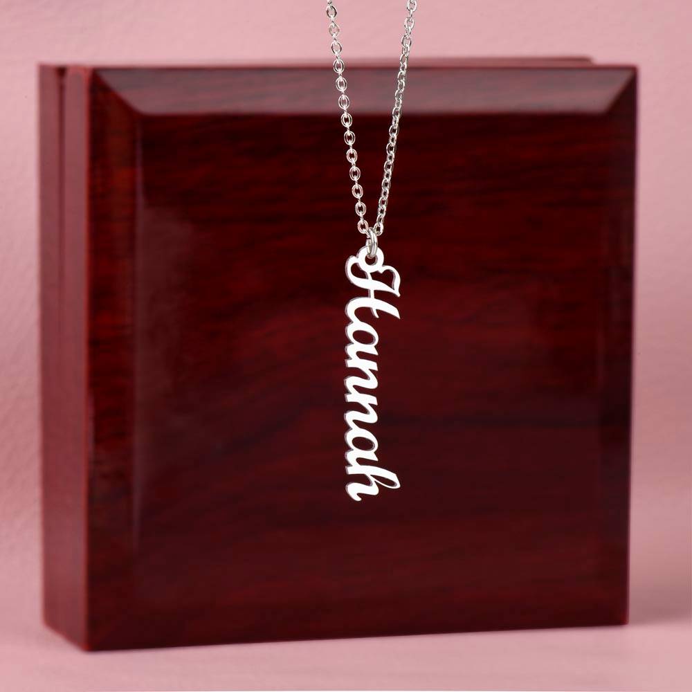 Big Sister - Personalized Vertical Name Necklace