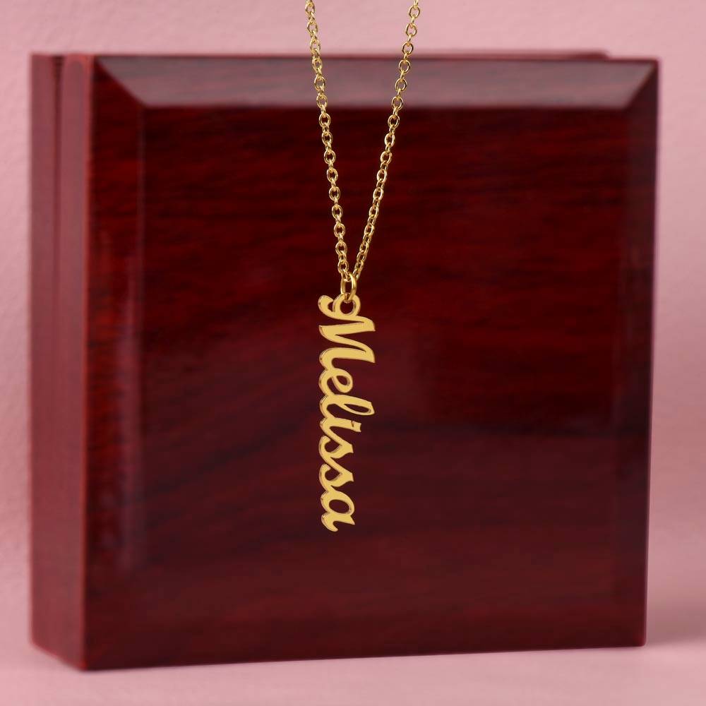 Big Sister - Personalized Vertical Name Necklace